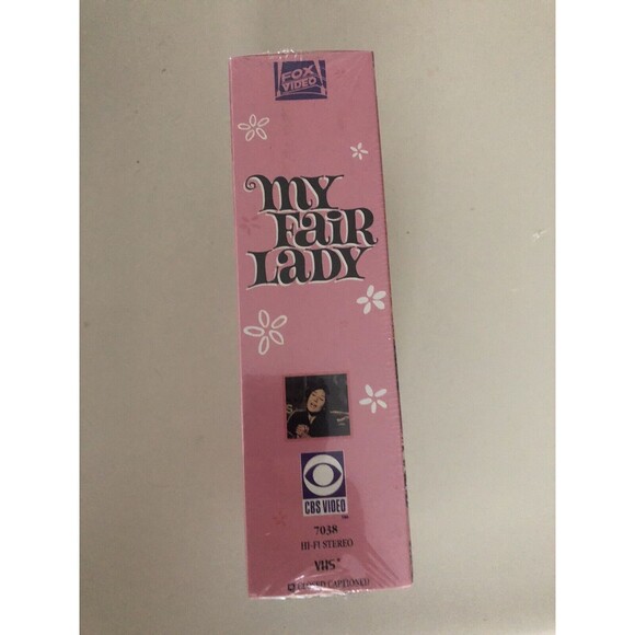 Vintage My Fair Lady Double VHS CBS Fox Video Sealed RARE Audrey Hepburn - Picture 2 of 3